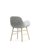 390007 Form armchair grå fra Normann Copenhagen bagfra - Fransenhome